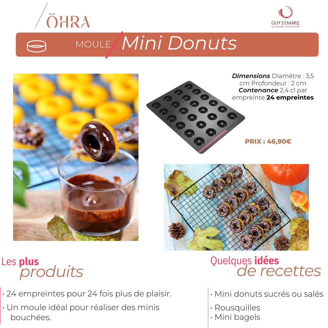 Moule Mini Donuts OHRA Guy Demarle