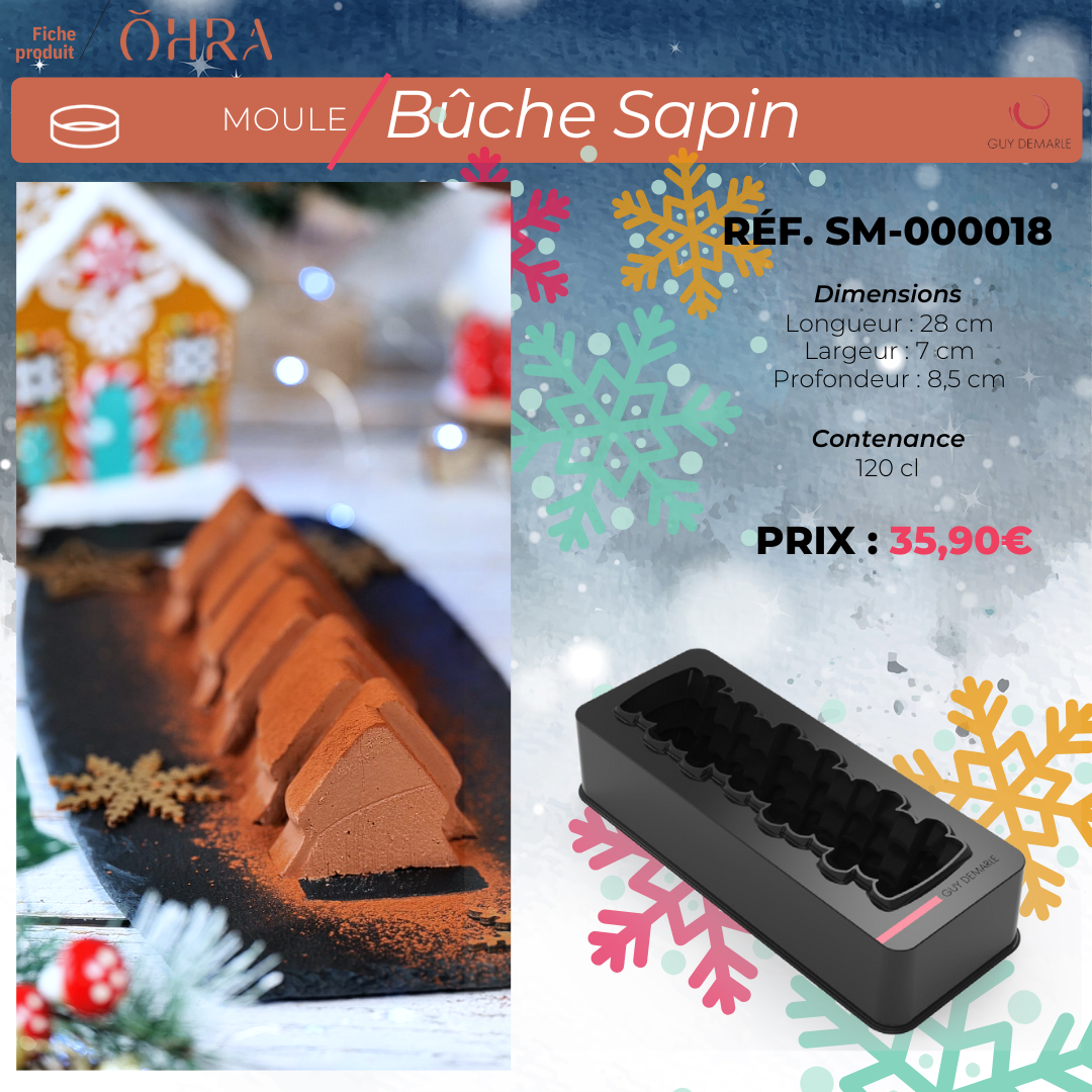 Moule Bûche Sapin Guy Demarle