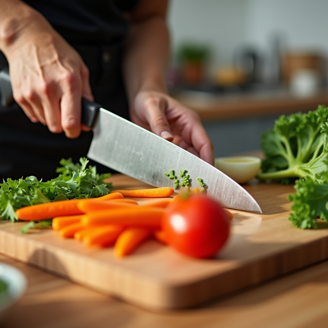 Couteaux utiles pour préparer un batch cooking
