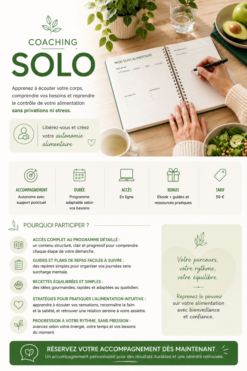 Coaching Solo de Céline Nutrition Coach