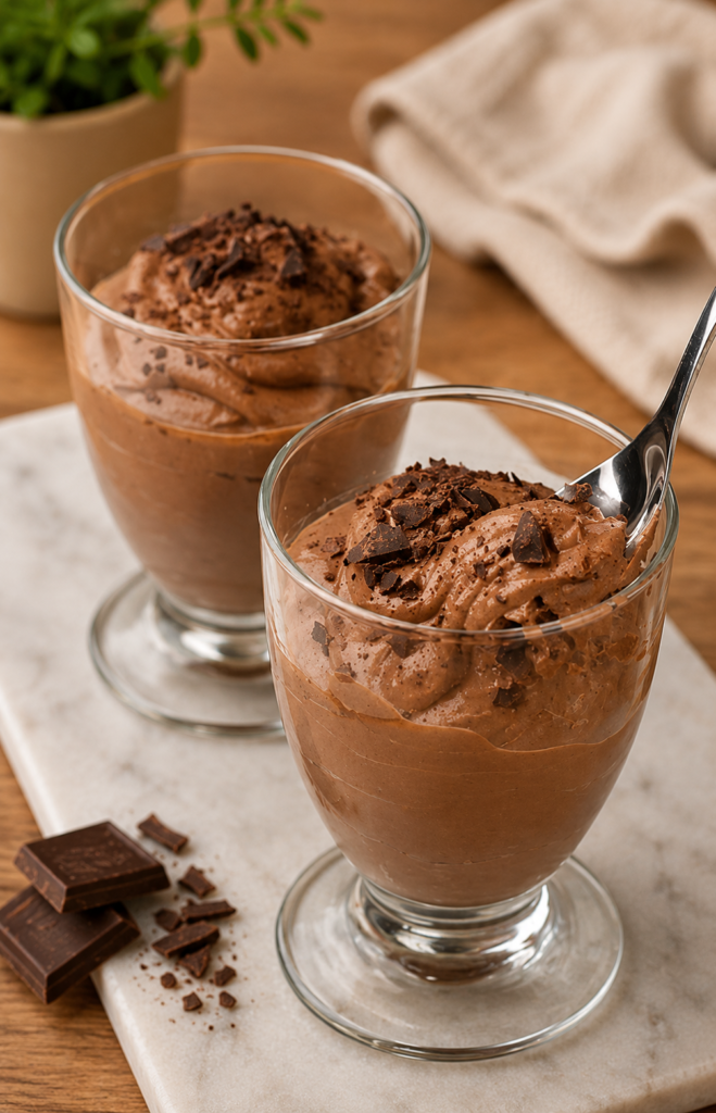 DESSERTS : Découvrez le mariage parfait du plaisir chocolaté et de la légèreté avec notre Crème au Chocolat au Tofu Soyeux. Une expérience gourmande sans culpabilité, où la richesse du chocolat rencontre la douceur soyeuse du tofu. Savourez une texture veloutée et une saveur intense pour un dessert aussi décadent que nutritif.